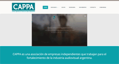 Desktop Screenshot of cappaaudiovisual.com