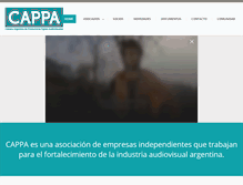 Tablet Screenshot of cappaaudiovisual.com
